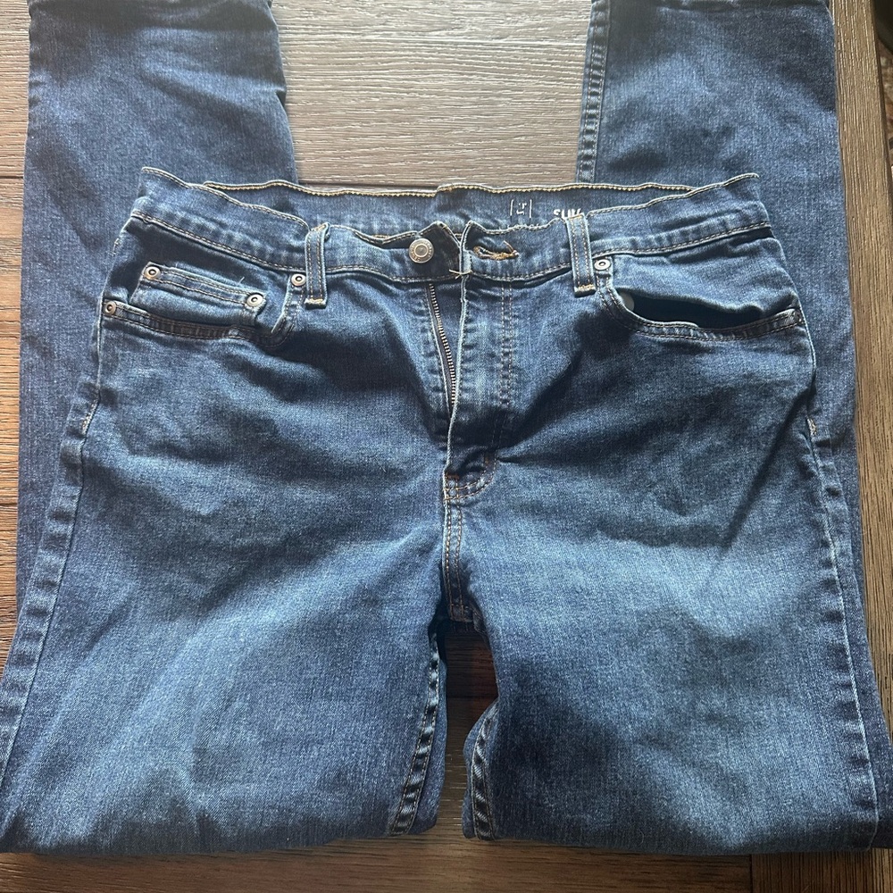 George Dark Blue Denim Jeans
